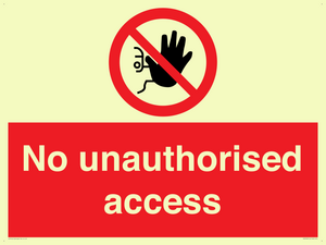 No unauthorised access